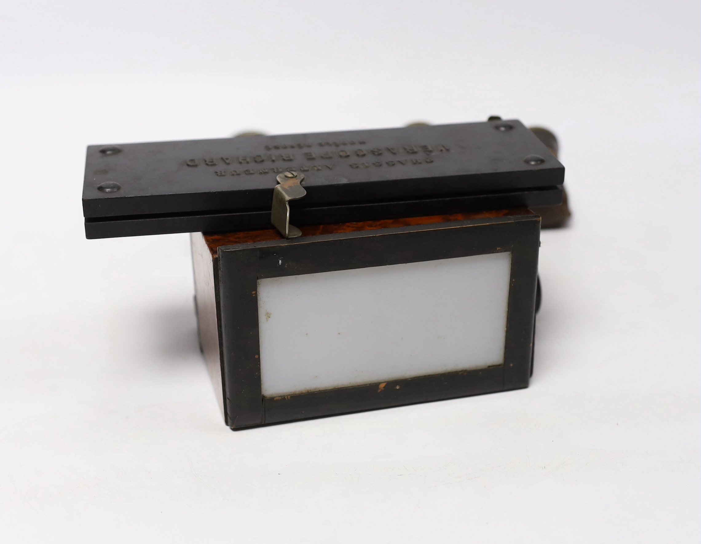 A Stereoscope viewer, a Verascope holder and two pairs of opera glasses